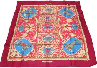 Herm&egrave;s Pre-owned Silk scarves - Dames - Vintage Accessoires - Veelkleurig - ONE Size - Vintage