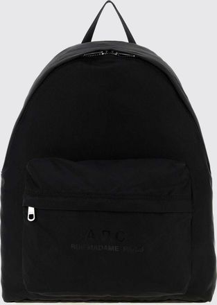 A.P.C. A. P.C. Zaino in nylon con logo tono su tono e spallacci imbottiti