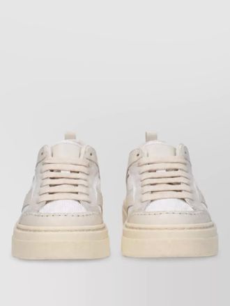 Ferragamo leather low-top sneakers