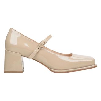 Estro & Luminara Mary Jane Pumps - female - Estro - Pumps - Beige - 3 UK - Shoes