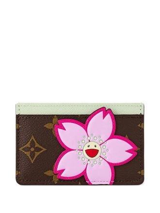 Louis Vuitton x Takashi Murakami Portacarte Sakura Brown - Marrone