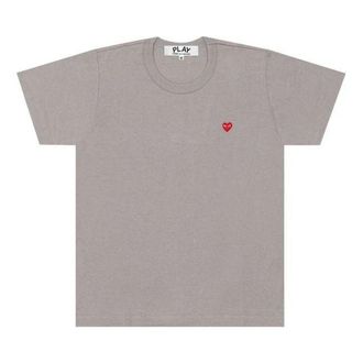 Comme Des Gar&ccedil;ons FW25 Small Heart T-Shirt Grey AZ-T314-051-3