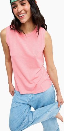 Roxy Womens Roxy Womens Better Days Tan Vest - Pink - Size: 10/8