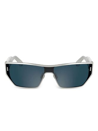 Calvin Klein geometric-frame sunglasses - Silver