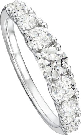 Created Brilliance Amelie White Gold Lab Grown Diamond Eternity Band Ring
