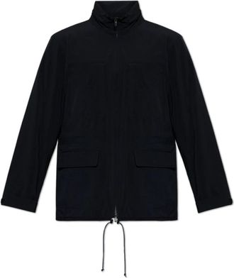 Emporio Armani Jas met zakken - Heren - Zomerjassen - Zwart - L - Polyester - Jassen