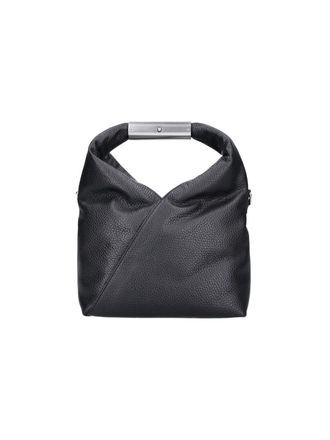 Maison Margiela Black Calf Leather Japanese Tote Bag
