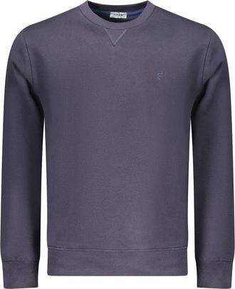 Coveri Moving Blauwe Katoenen Heren Sweatshirt