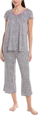 Ellen Tracy 2pc Cap Sleeve Top & Pant Set