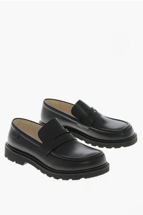 Loewe Brushed Leather Penny Loafers size 39