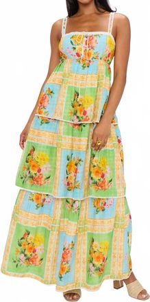 Show me your Mumu Peyton Midi Dress In Country Bouquet
