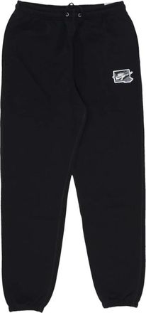 Nike Lichte Suitbroek met Manchetten - Heren - Trainingsbroeken - Zwart - L - Katoen - Fitness