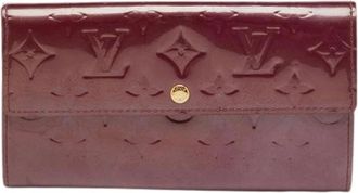 Louis Vuitton Pre-owned Wallets, female, Purple, Size: ONE SIZE Pre-owned Canvas Wallet