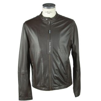 Emilio Romanelli Emilio Romanelli Elegant Leather Mens Jacket