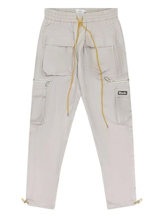 Rhude cargo-pockets track pants - men - Fabric - M - Grey