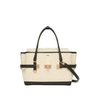 Max Mara Tote Bags, female, Beige, Size: ONE SIZE Small Margaux Bag