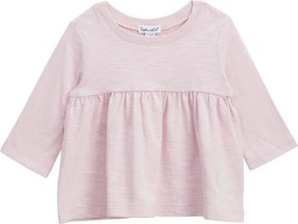 Splendid Basic Long Sleeve Tee in Blush at Nordstrom, Size 12-18M