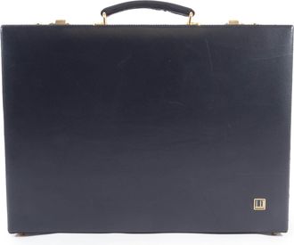 Dunhill Black Leather Briefcase (Pre-Owned)