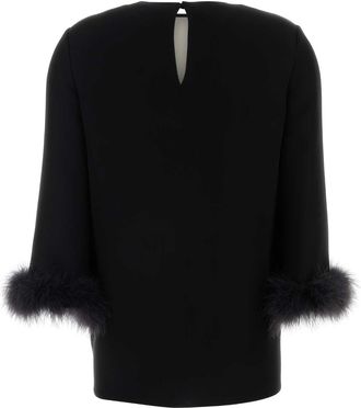 Valentino Garavani Womens With Blouse Black Turkey