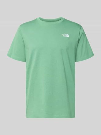The North Face T-Shirt mit Label-Stitching und Rundhalsausschnitt in Gruen, Gr&ouml;&szlig;e XXL