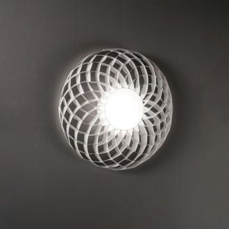 Linea Zero Linea Zero - Plafoniera Moderna Dalia Led Attacco Gx53 Polilux Bianco D60 Made In Italy
