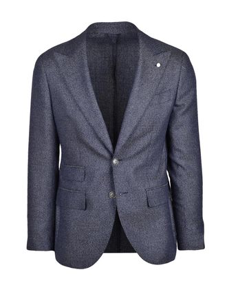 Lubiam Silk Wool Jacket - Blue