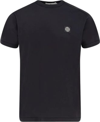 Stone Island Black Crewneck T-shirt