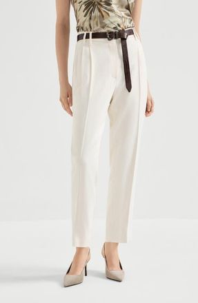 Brunello Cucinelli Slouchy trousers in Milk at Nordstrom, Size 40 It