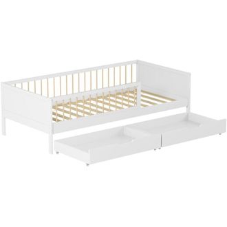Happy Garden Cama infantil 190x90cm blanca con cajones ADAM