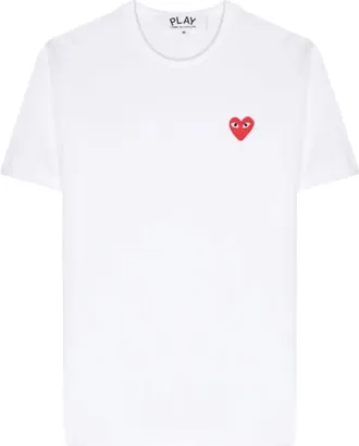 Comme Des Gar&ccedil;ons Comme des Garcons T-shirts en polos Wit - Heren - T-shirts - Wit - M - Katoen - Tops