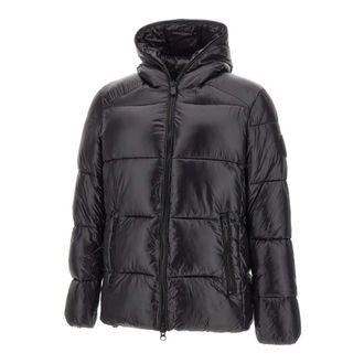 Save The Duck Winter Jackets, male, Black, Size: XL Edgard Puffer Jacket