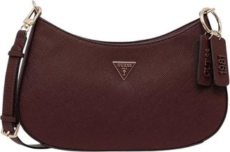 Guess Noelle Hobo Bag - Dames - Schoudertassen - Rood - ONE Size - Polyester - Tassen