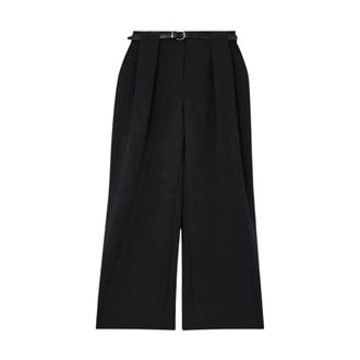 Twinset Pantalones Anchos - Trousers - Mujer - Negro - S
