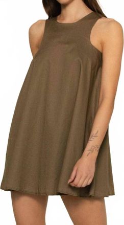 Montce Swim Hannah Mini Dress In Khaki