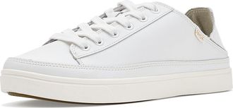 Sanuk Tydal Leather Womens Shoes White Leather : 8.5 B - Medium