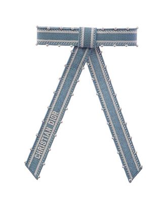 Dior Twist Embroidered Hair Bow