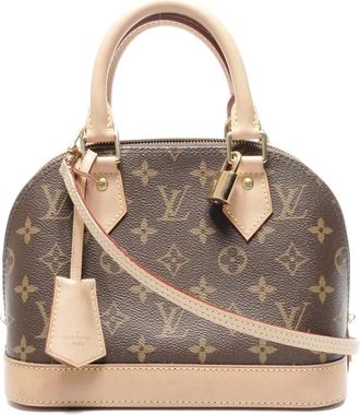 Louis Vuitton 2021-2025 BB Alma monogram tote bag - Bruin