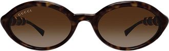Gucci Sunglasses Gg2059 S 002 Brown/Brown Women