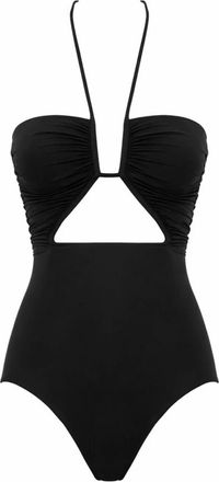 Rick Owens Prong Zwempak - Dames - Badpakken - Zwart - M - Nylon - Badmode