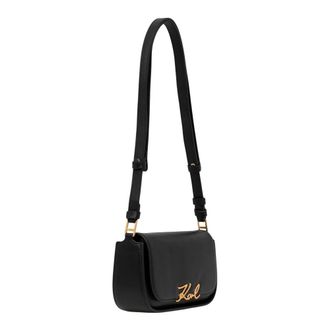 Karl Lagerfeld Borsa a tracolla piccola K/Signature - - Bags - Donna - Nero - ONE SIZE
