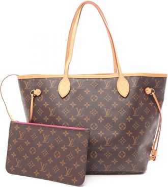 Louis Vuitton Brown Pivoine Monogram Pvc Coated Canvas Leather Handbag Pouch Tote Bag (Pre-Owned)