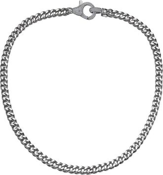 Rachel Glauber Cz Chain Necklace