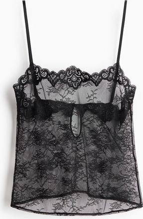 H&M Tr&auml;gertop aus Spitze - Schwarz