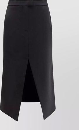 Alexander McQueen wool midi pencil skirt