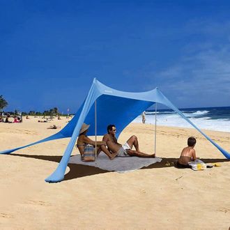 OEM Sombrilla De Playa Port&aacute;til Ulisem Con Protecci&oacute;n Upf 50+, 210x150x170cm, Estructura Ligera De Aluminio, Incluye Anclajes Para Arena
