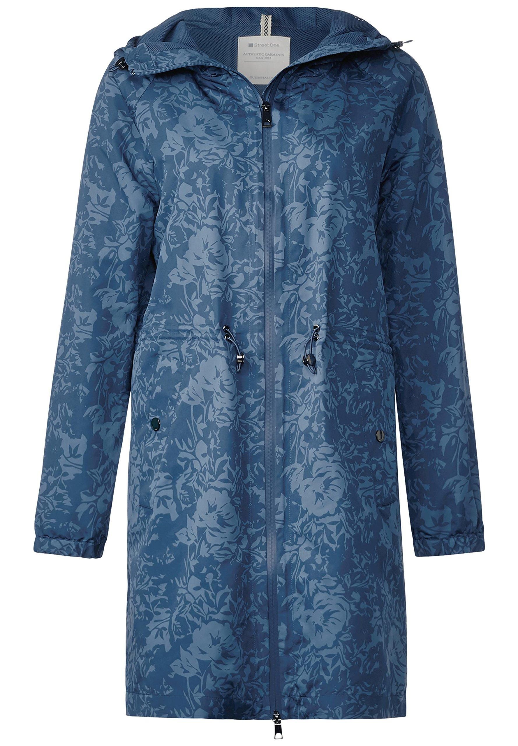 Street One Mantel Karomuster Damen Blau Mäntel In Blau Von Street