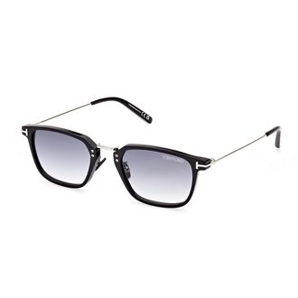 Tom Ford Smoke Gradient Rectangular Mens Sunglasses FT1042-D 01B 52