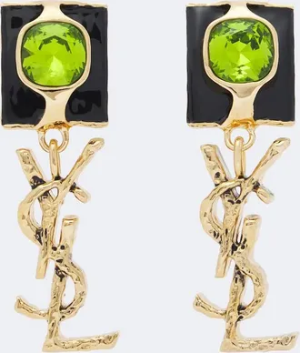 Saint Laurent Cassandre clip-on earrings