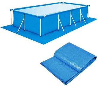 OEM Dailygoods, Alfombrilla Impermeable Para Piscina, Plegable, Tejido De Poli&eacute;ster, 200 X 300 Cm, Advertencia De Seguridad, Protecci&oacute;n Para Piscinas