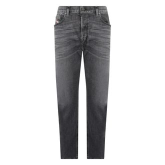Diesel Slim-fit Jeans, male, Black, Size: W26 Classic Straight Jeans